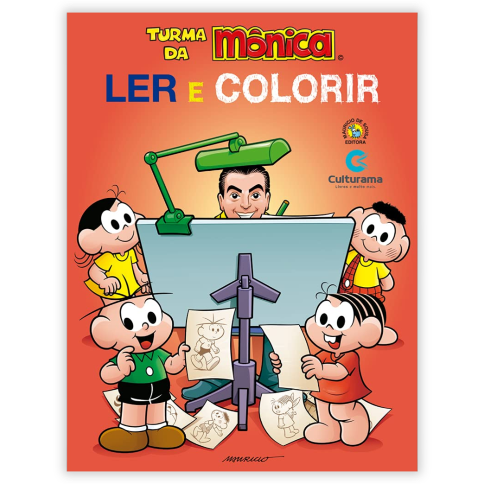 Livro Ler e Colorir Turma da Mônica Culturama - #5