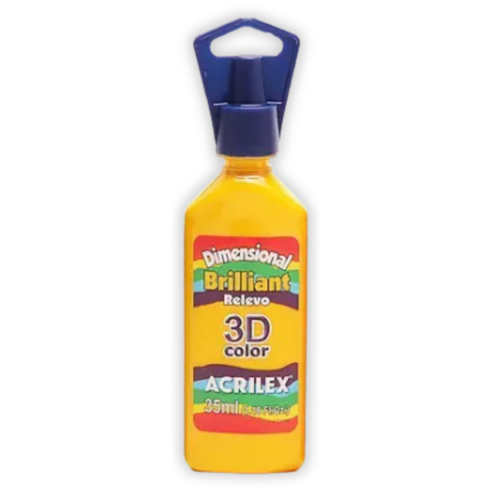 Cola Colorida 3D Relevo Dimensional Brilliant 35ml Acrilex - #7
