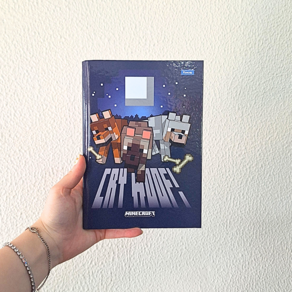 Caderno Brochura Pequeno 1/4 Minecraft Foroni - #1