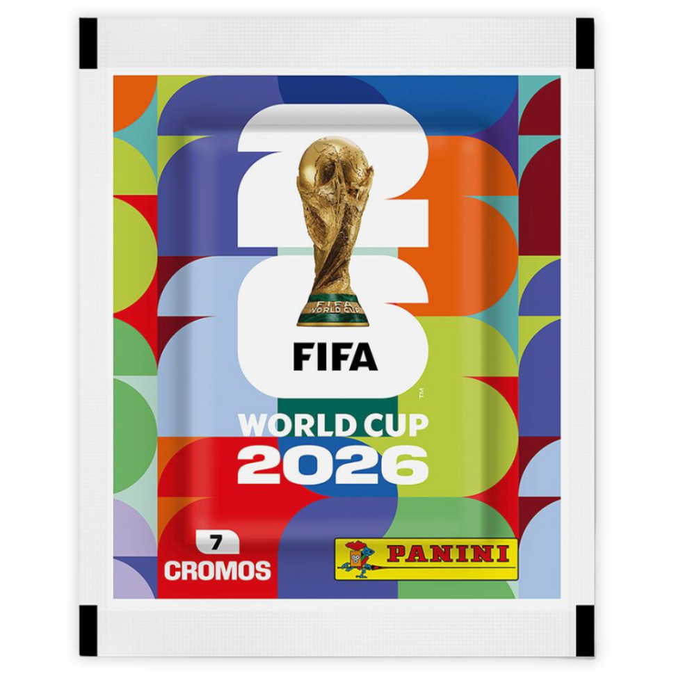 Figurinhas Oficial Copa do Mundo 2026 7 Cromos Panini