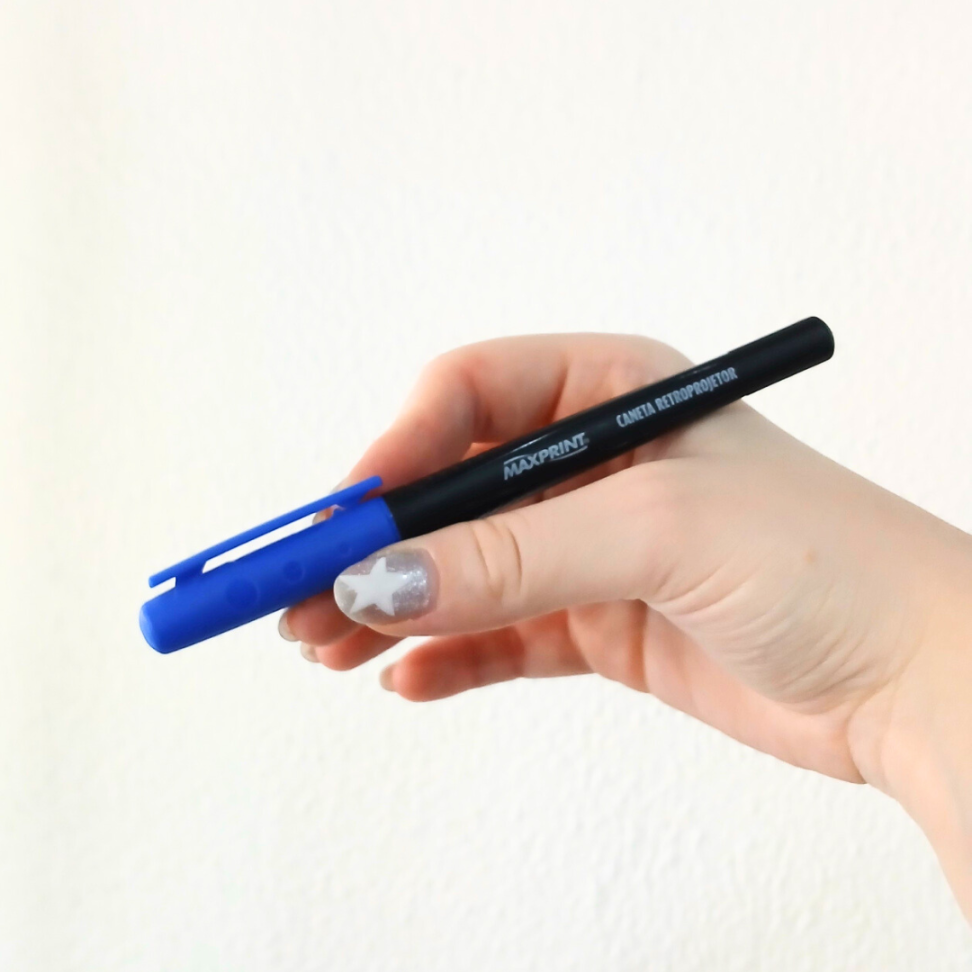 Caneta para Retroprojetor Azul 2.0 Maxprint - #2
