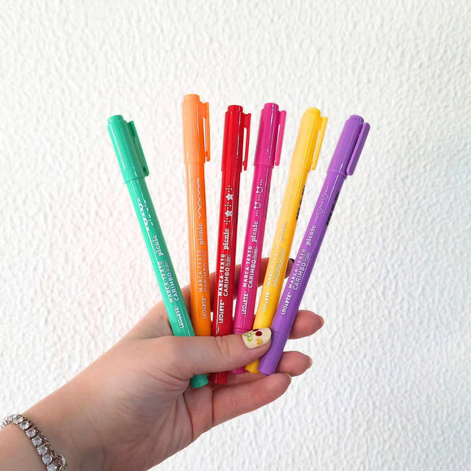 Marca Texto com Carimbo Roller Picnic LeoArte - #9