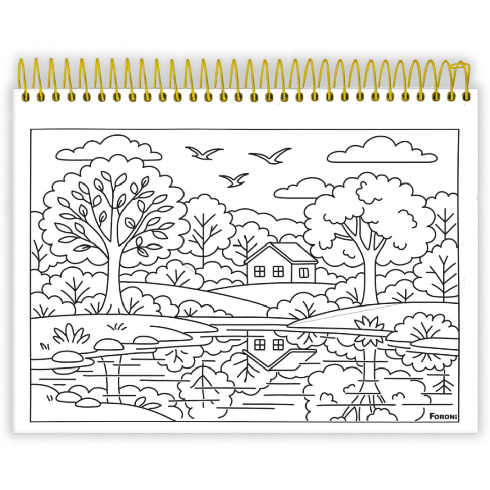 Caderno para Colorir Milly Foroni - #2