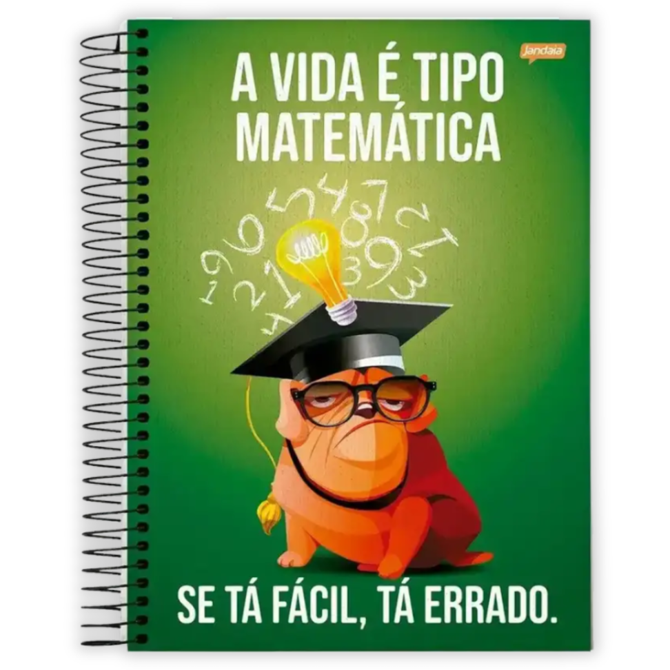 Caderno com Espiral Universitário Insano 1 Matéria Jandaia - #3