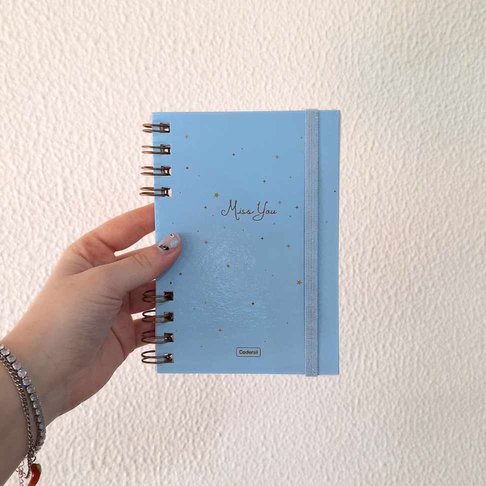 Caderneta com Espiral Miss You Cadersil - #8