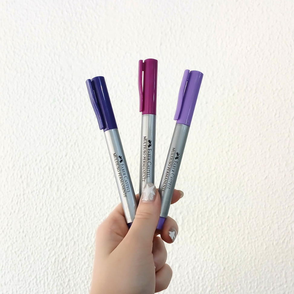 Caneta Multiuso Permanente Média Faber-Castell - #5