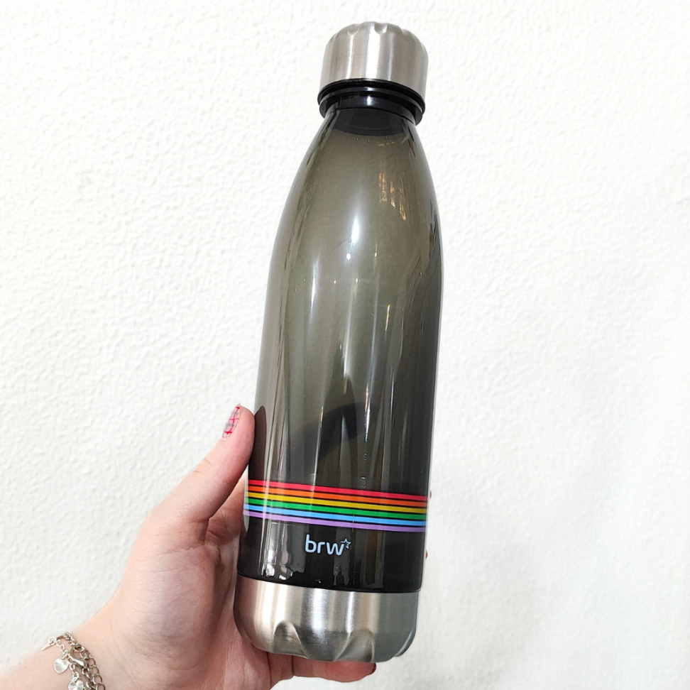 Garrafa Plástica Preto 700ml BRW - #1