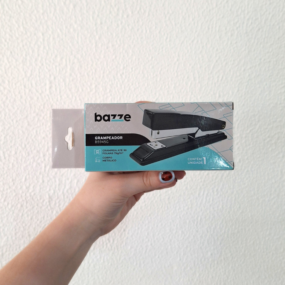 Grampeador 25 Folhas B5945G Bazze - #3