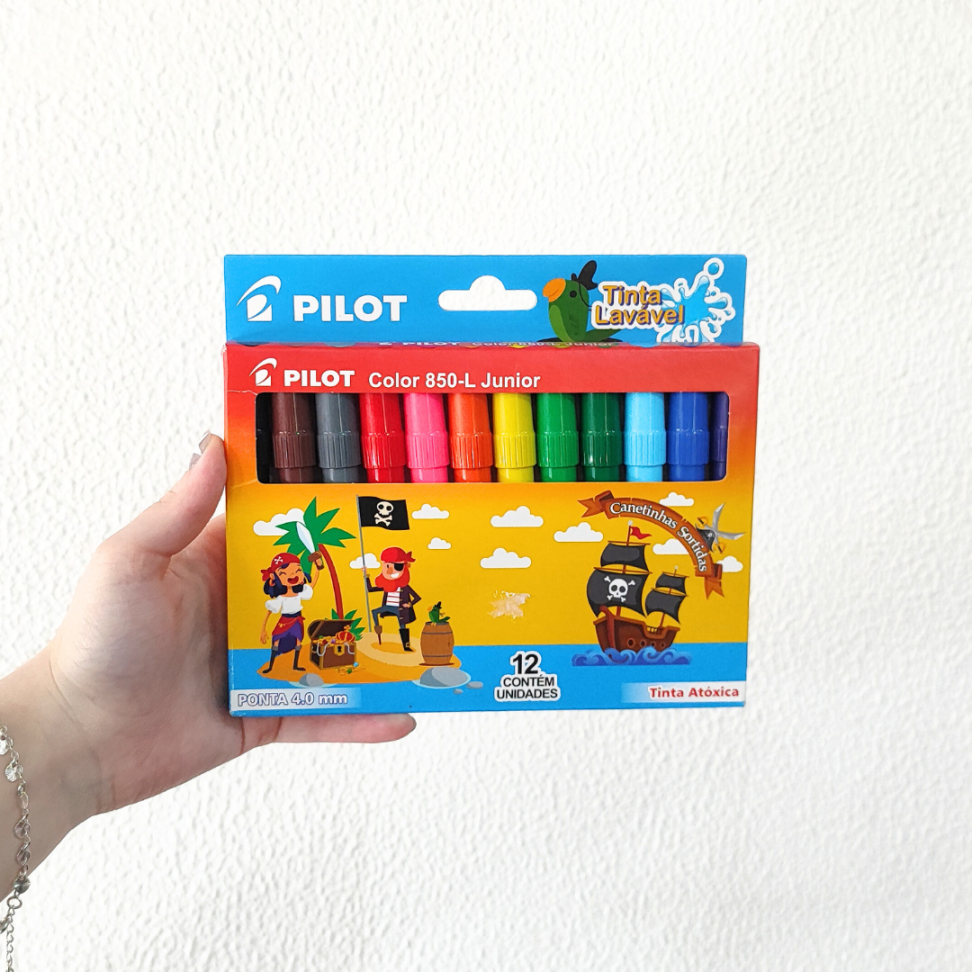 Canetinha Hidrográfica Color 850-L Junior 12 Cores Pilot - #4