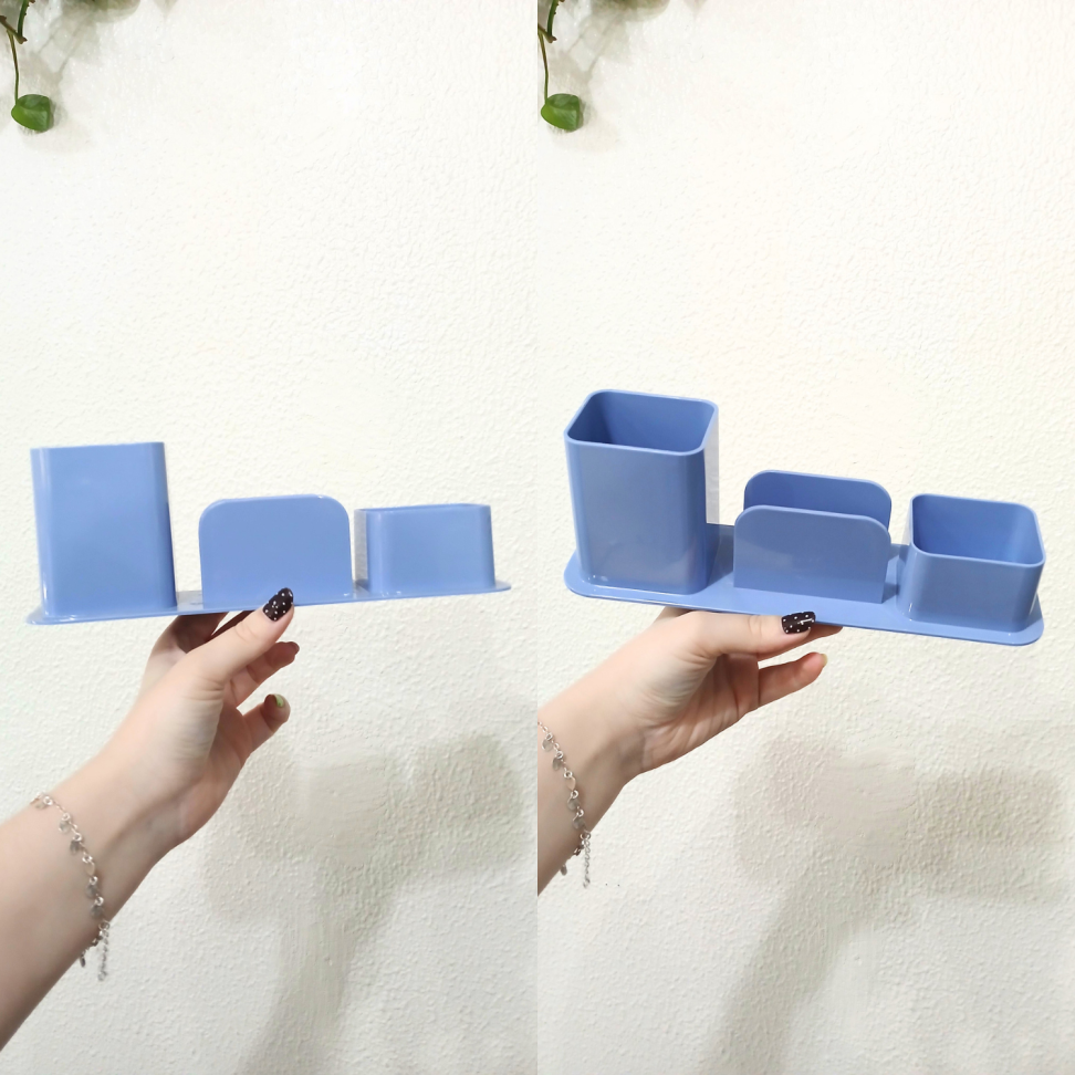 Porta Canetas Triplo Acrílico 3031 Color Dello - #8