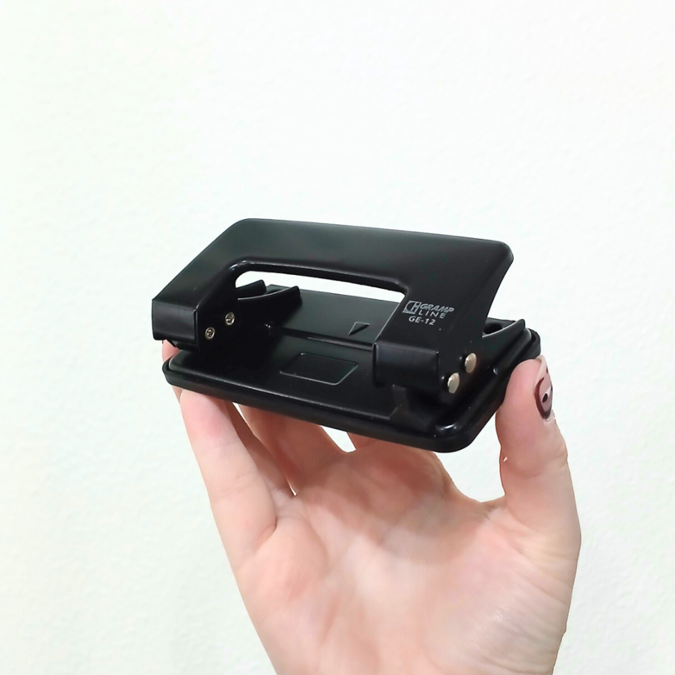 Perfurador 2 Furos 10 Folhas GE-12 Grampline - #4