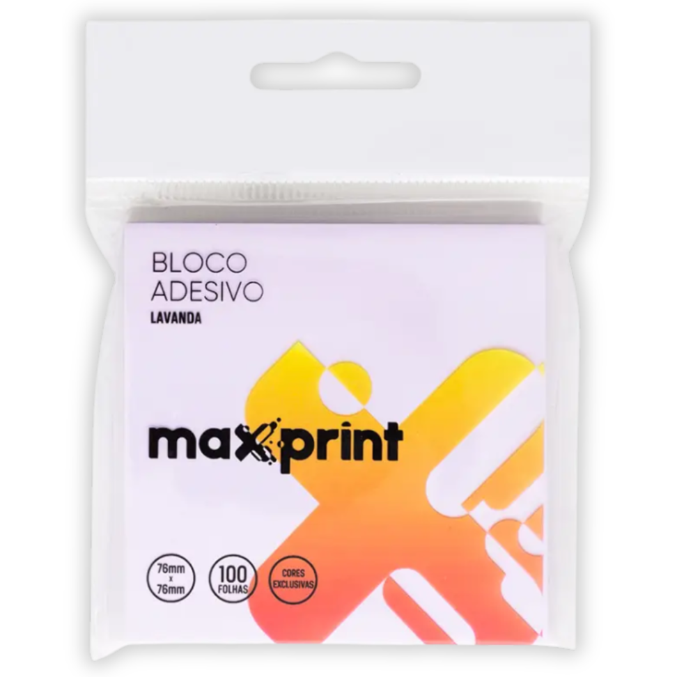 Bloco Adesivo 76mm x 76mm Hope Maxprint - #1