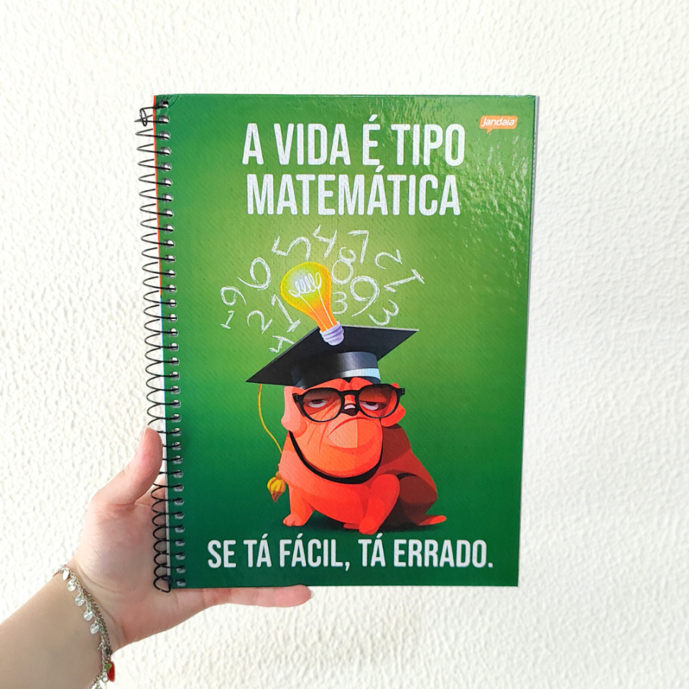 Caderno com Espiral Universitário Insano 1 Matéria Jandaia - #7