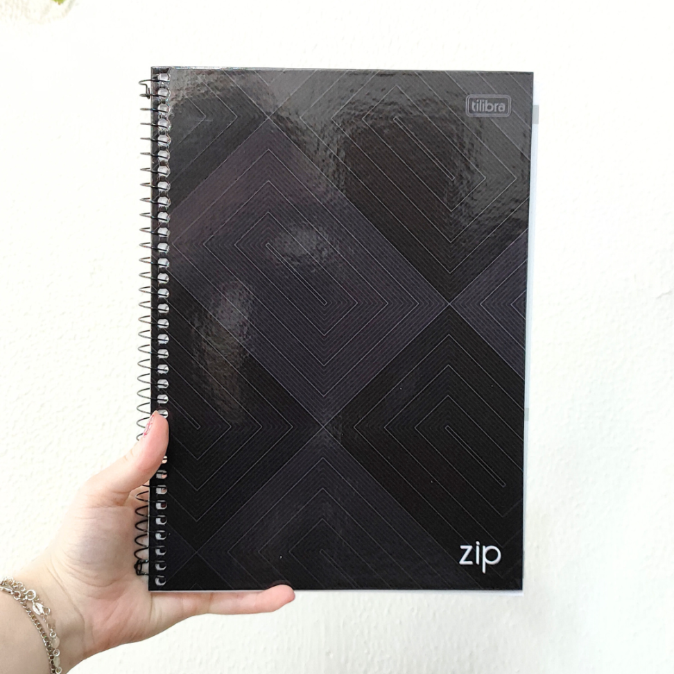 Caderno com Espiral Universitário 1 Matéria Zip B Tilibra - #7