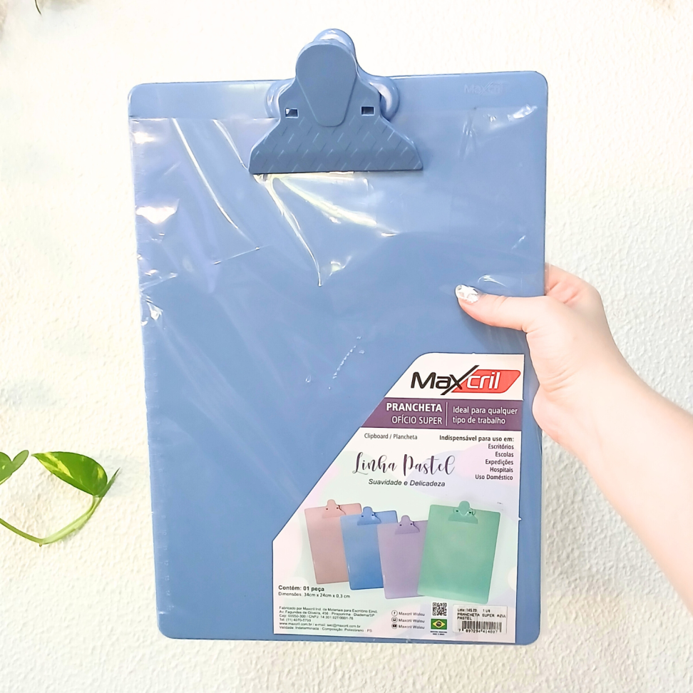 Prancheta Ofício Acrílico Linha Pastel Maxcril - #5