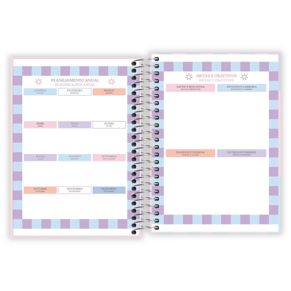 Agenda Espiral Diária Pequena Happy 2026 Tilibra - #6