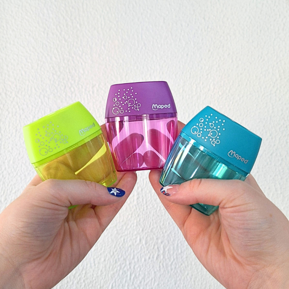 Apontador Duplo com Depósito Shaker Maped - #5