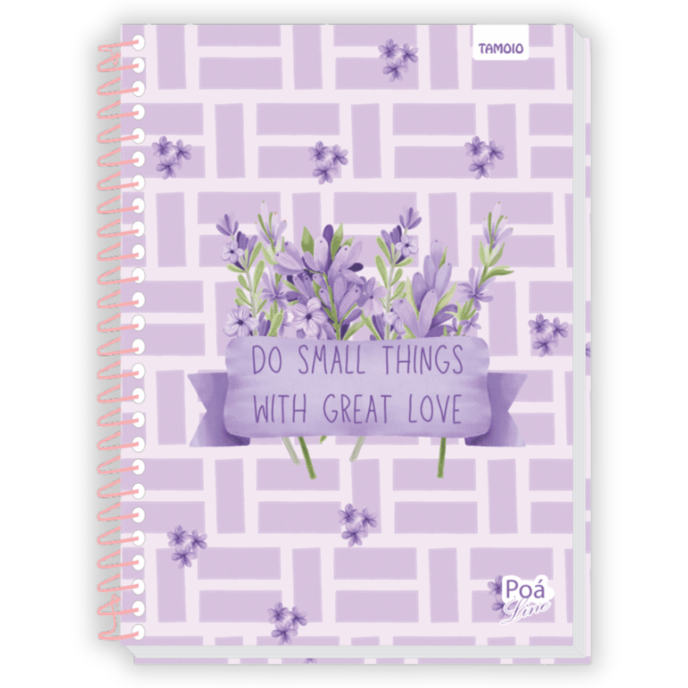 Caderno com Espiral Universitário 10 Matérias Poá Line Tamoio - #1