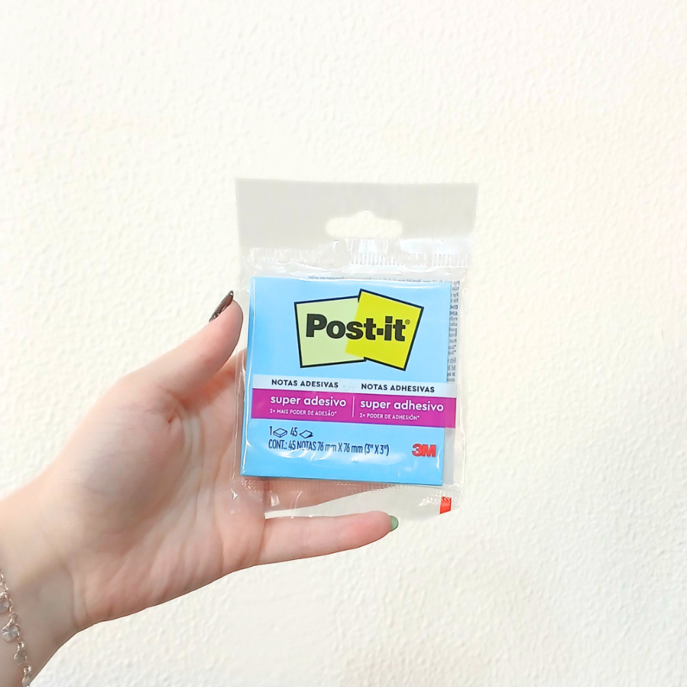 Notas Autoadesivas Post-It 76mm x 76mm Neon 3M - #8