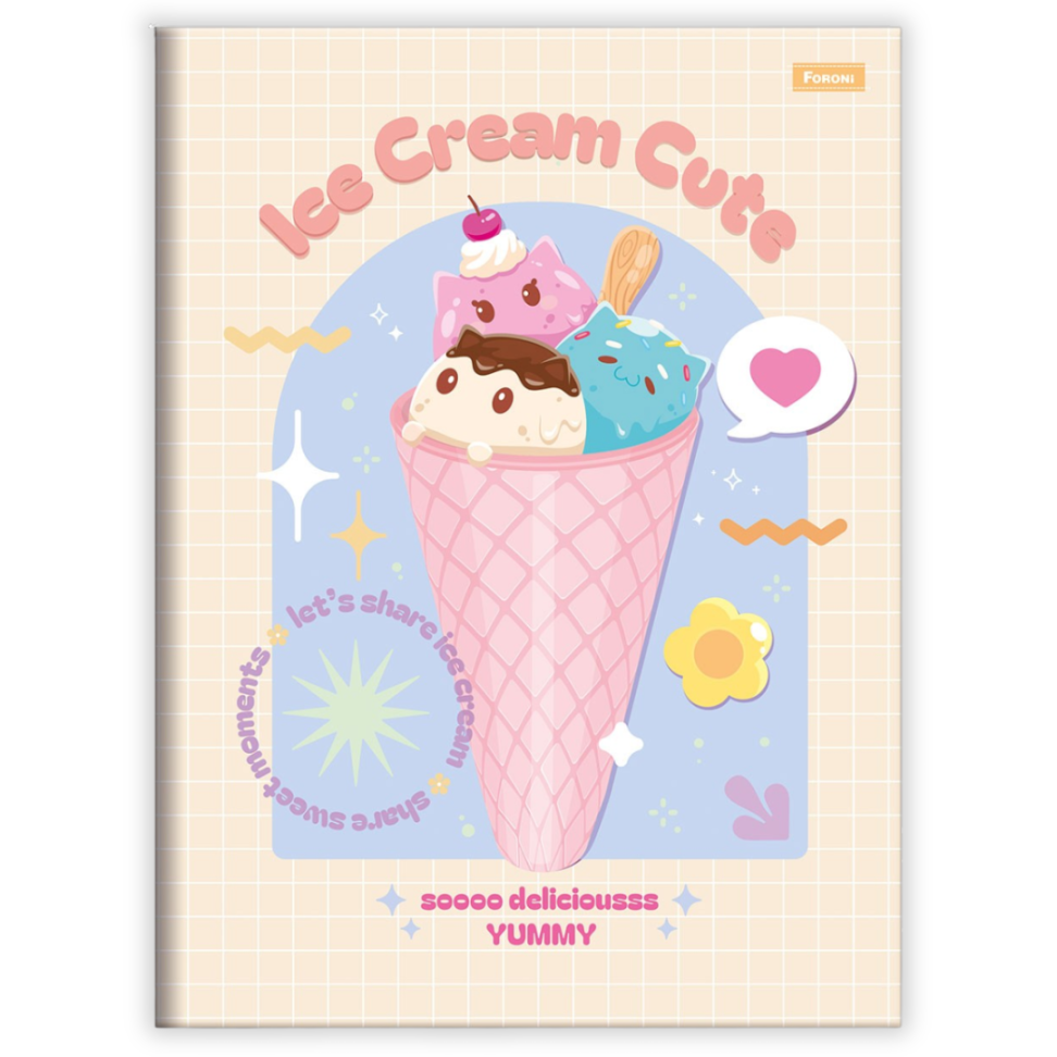 Caderno Brochura Sugar Rush Foroni - #1