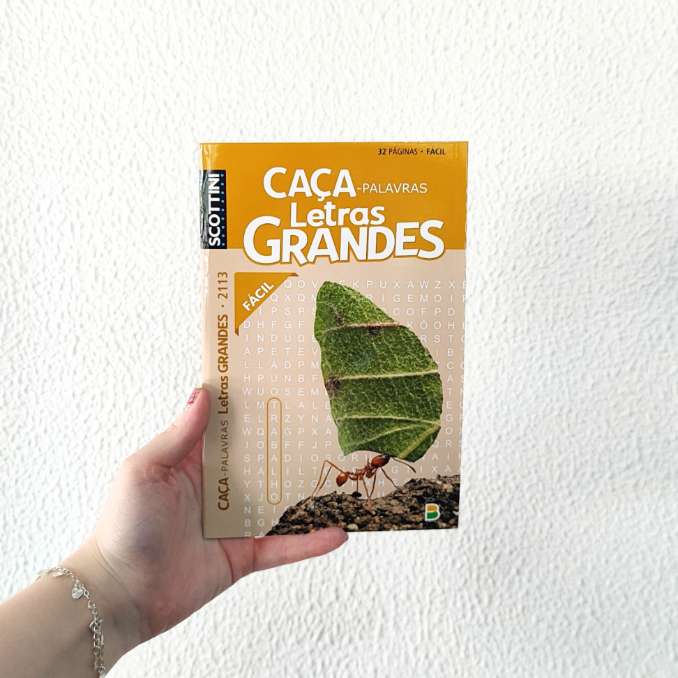 Livro Caça-Palavras Letras Grandes Scottini Todolivro - #1