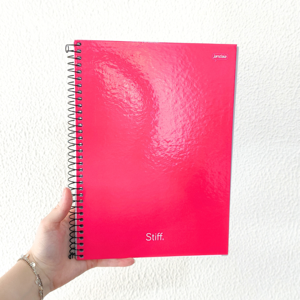 Caderno com Espiral Universitário Stiff 1 Matéria Jandaia - #1