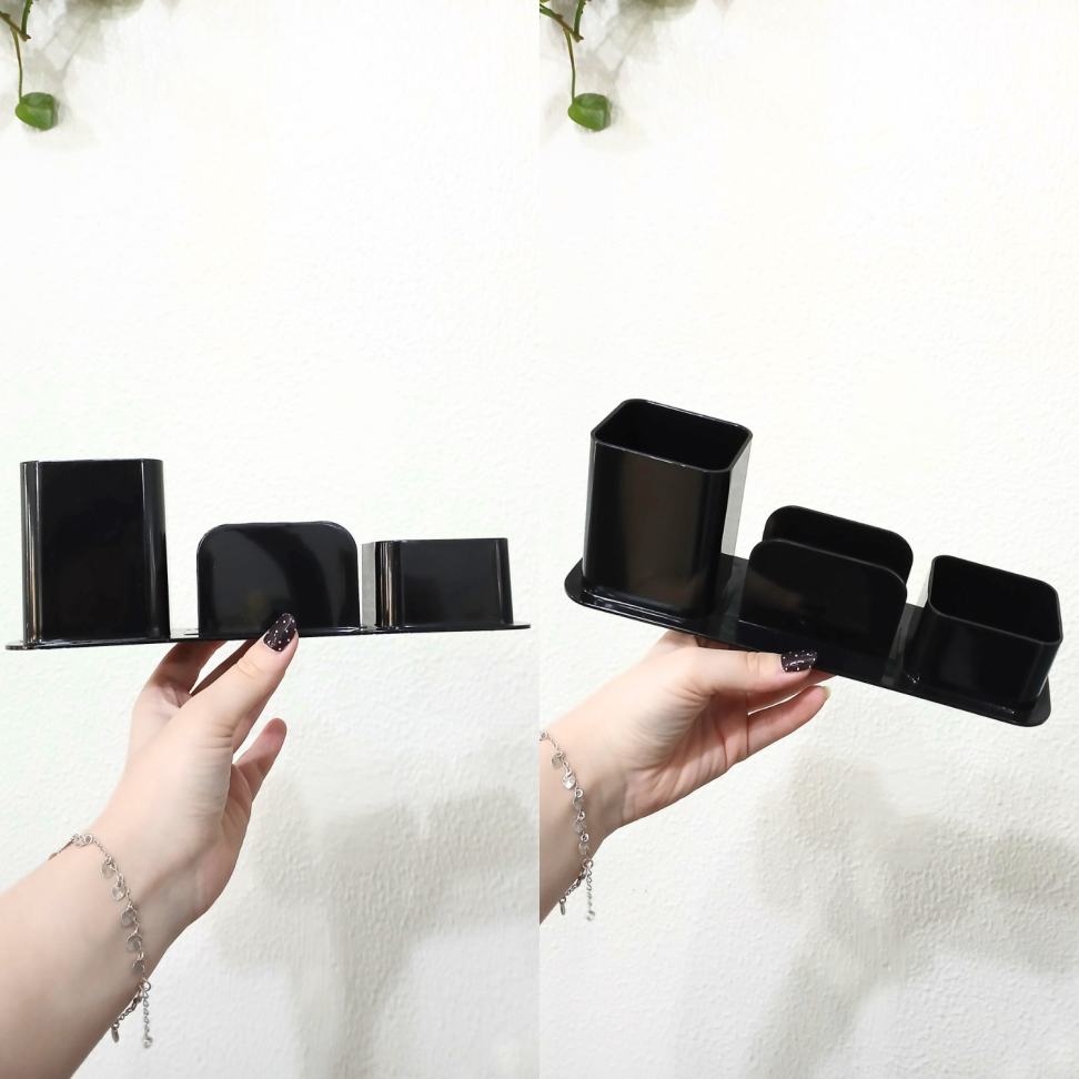 Porta Canetas Triplo Acrílico 3031 Color Dello - #10