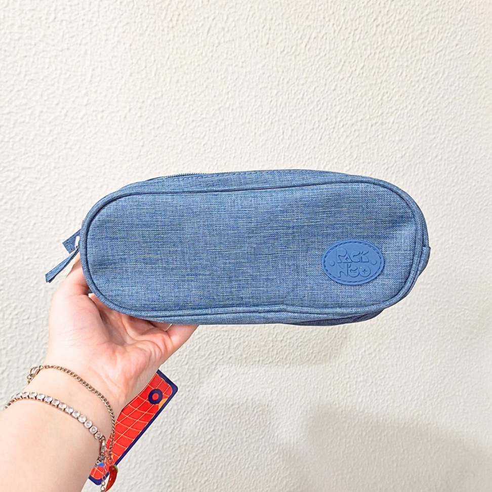 Estojo Triplo Jeans Azul Packn'Go - #1