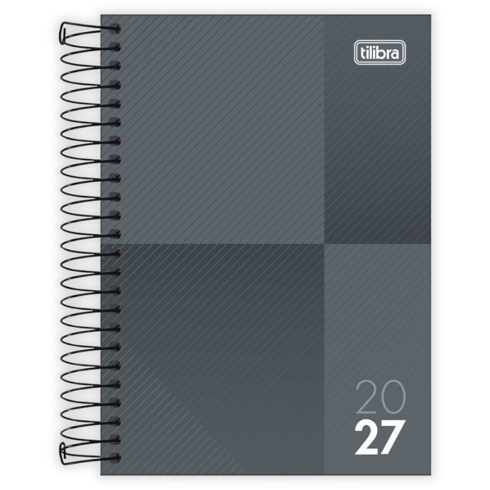 Agenda com Espiral Executiva Diária Pequena Zip B 2027 Tilibra - #5