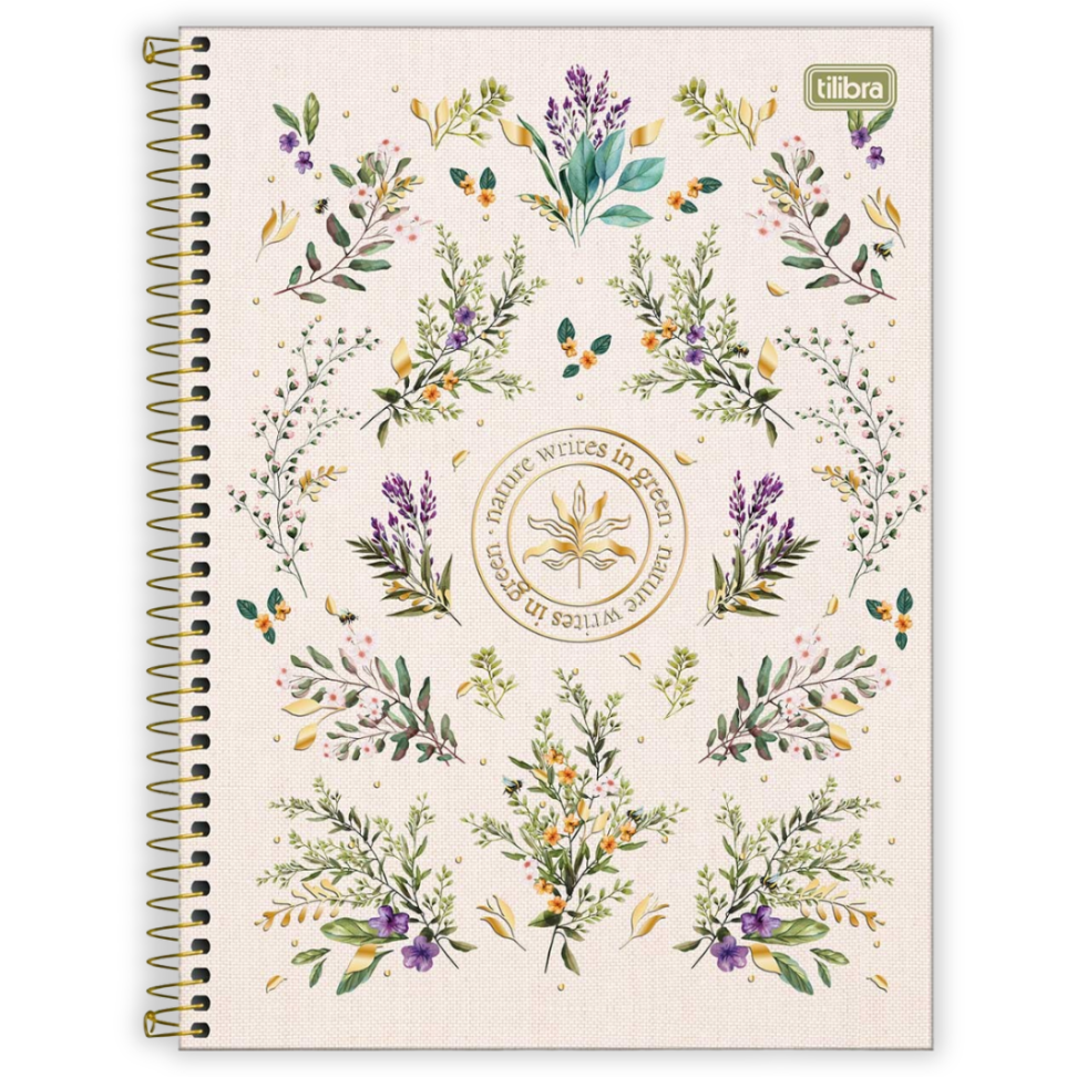 Caderno com Espiral Universitário 1 Matéria Naturalis Tilibra - #1