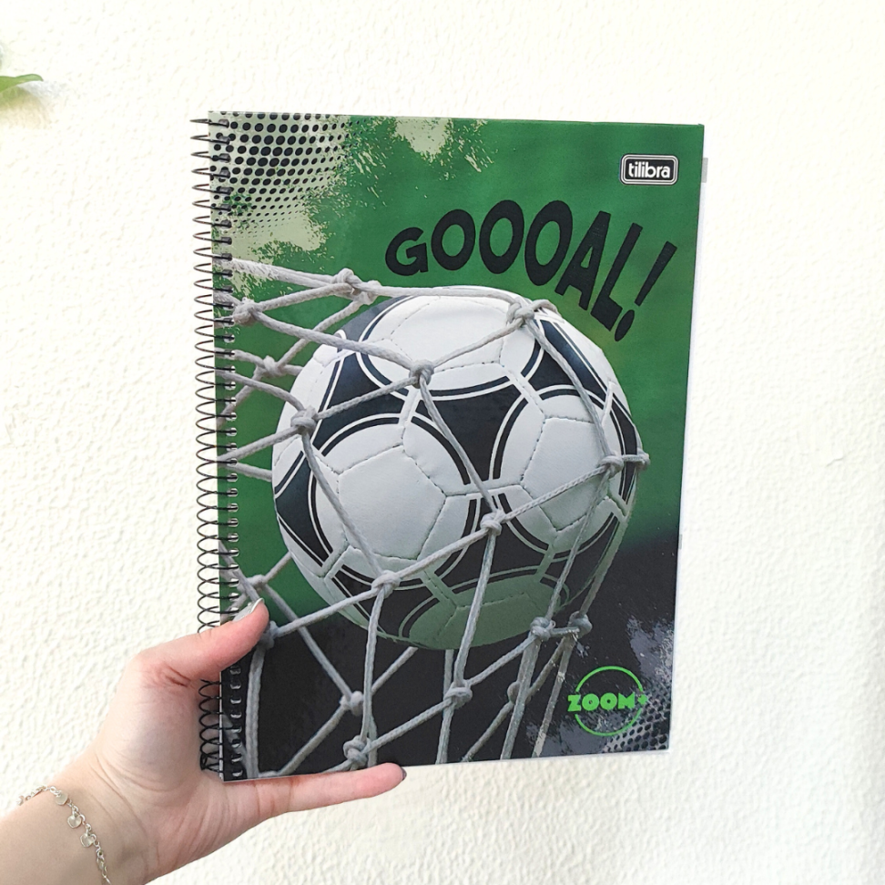Caderno com Espiral Universitário 1 Matéria Zoom+ Masculino Tilibra - #1
