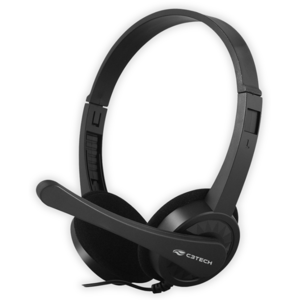 Fone de Ouvido Headset PH-02BK C3Tech
