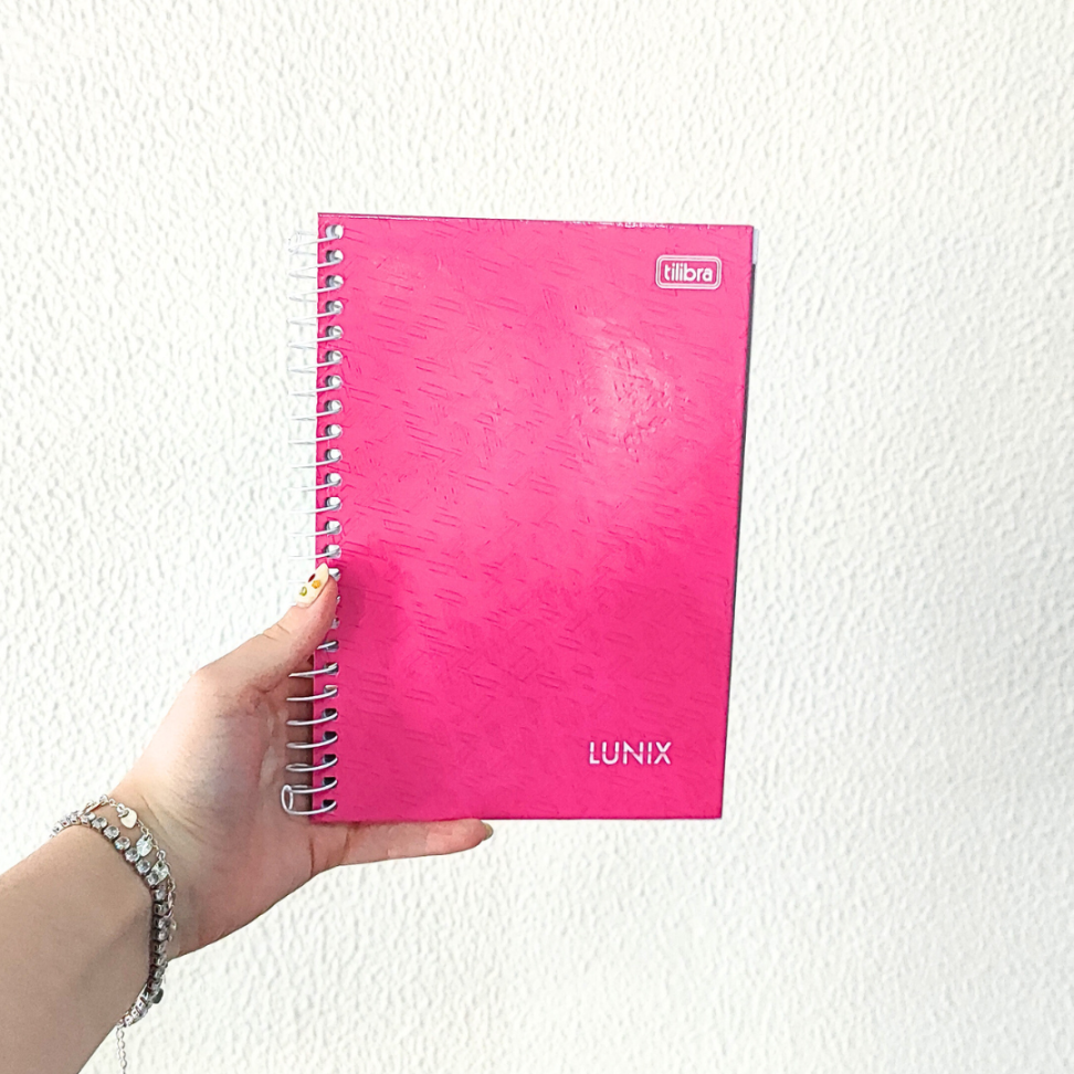 Caderno com Espiral Pequeno 1/4 Lunix Tilibra - #14