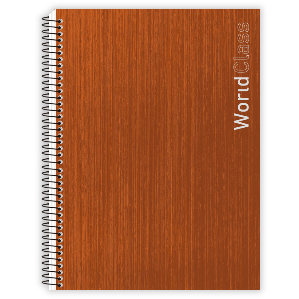 Caderno com Espiral Universitário World Class 1 Matéria Animativa - #4