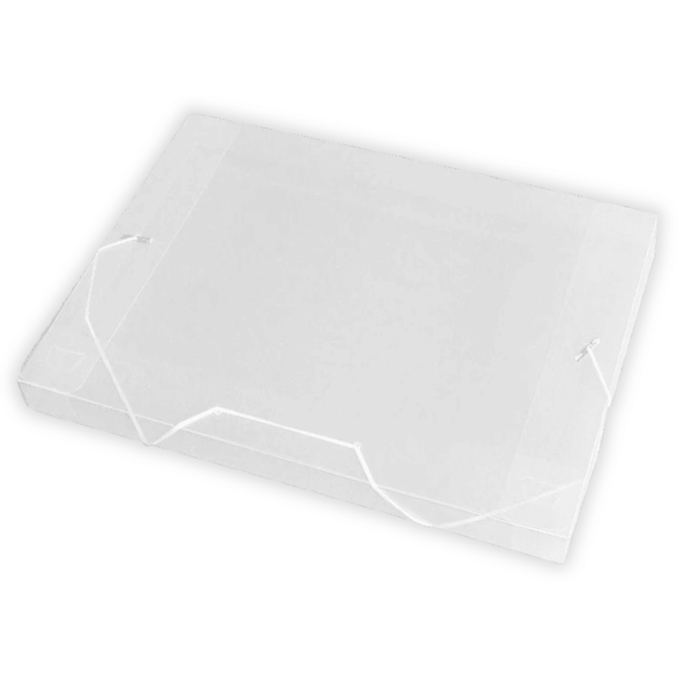 Pasta Aba-Elástico A4 PVC 20mm 1022 Transparente ACP