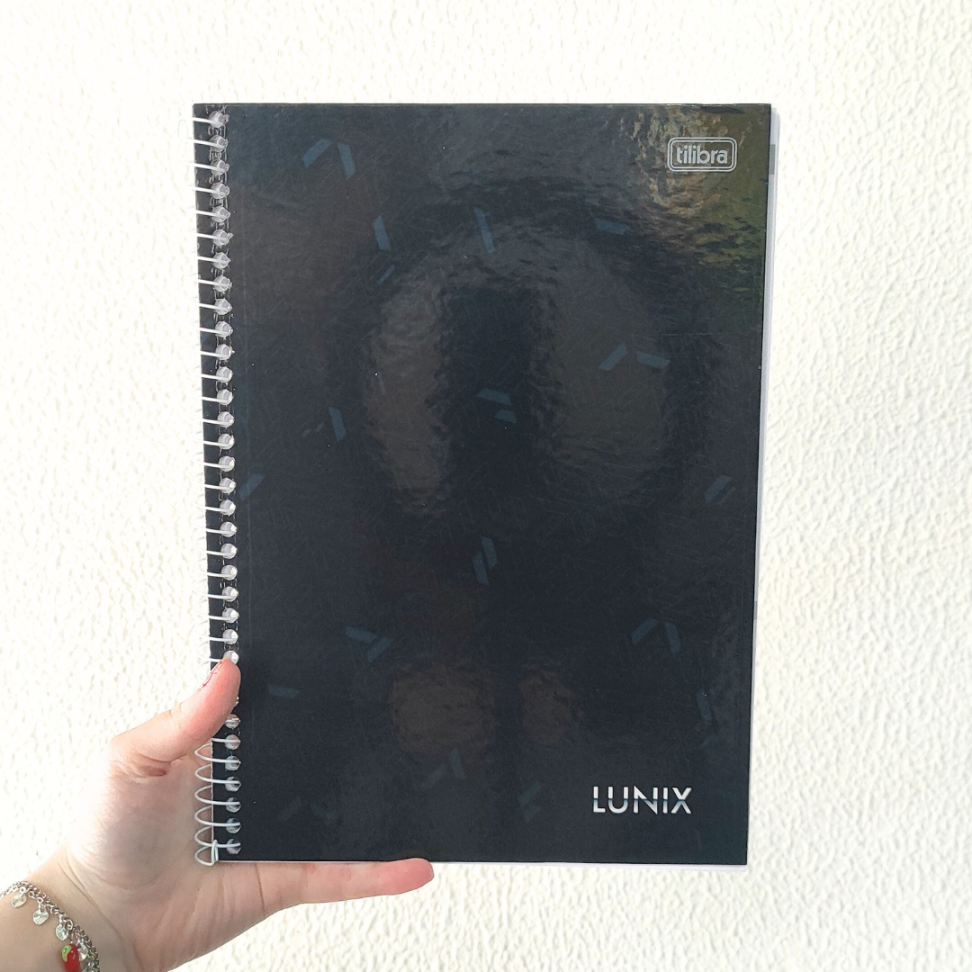 Caderno com Espiral Universitário 1 Matéria Lunix Tilibra - #17