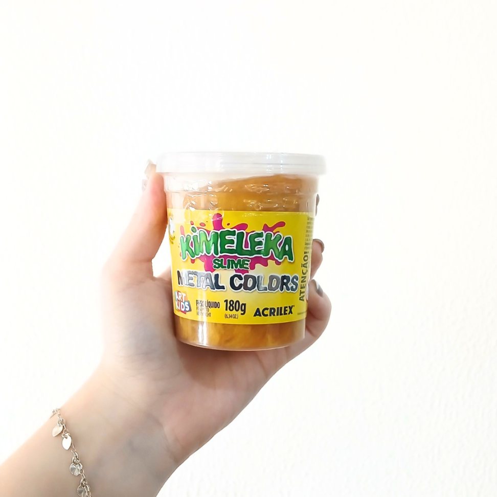 Slime Kimeleka Metal Colors Art Kids 180g Acrilex - #8