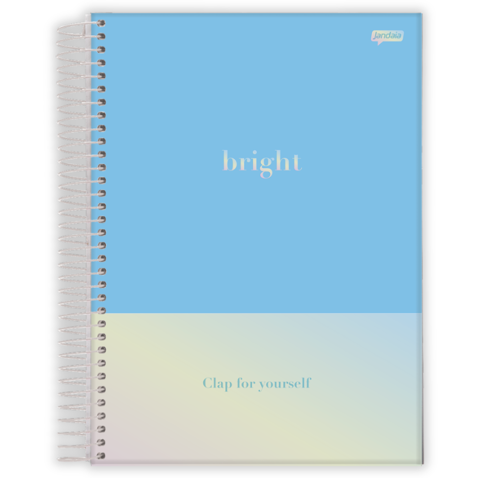 Caderno com Espiral Universitário Bright 1 Matéria Jandaia - #1