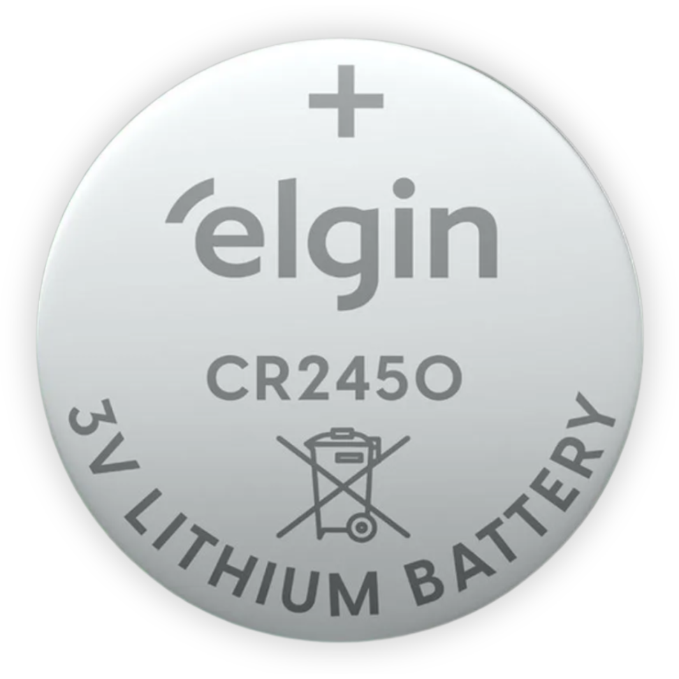 Bateria de Lítio 3V CR2450 Elgin