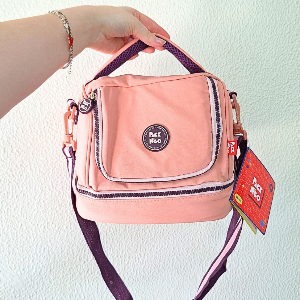Lancheira Térmica Soft Crinkle Rosa Packn'Go - #1