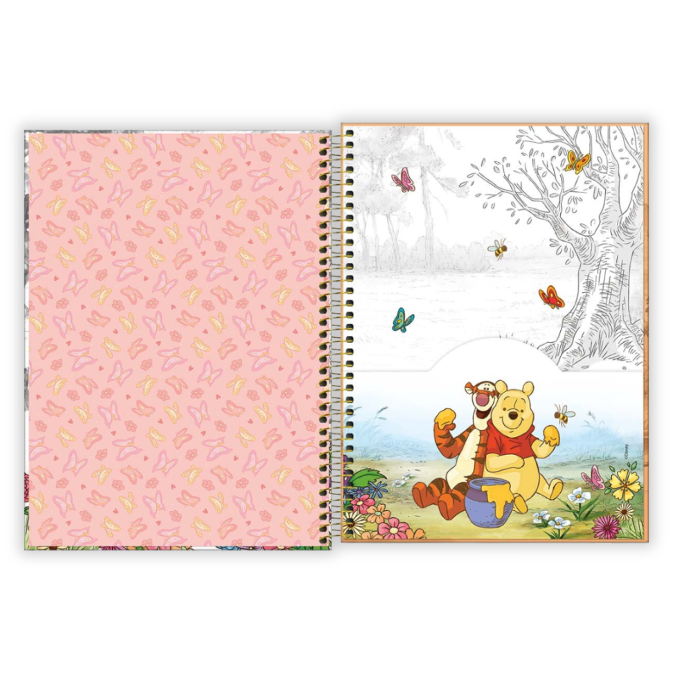 Caderno com Espiral Pooh Core 1 Matéria Connect Tilibra - #6