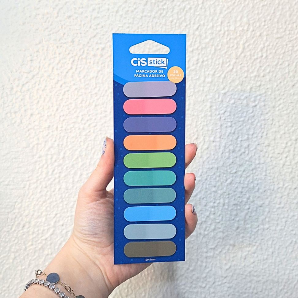 Marcador de Página 10 Cores Stick CiS - #1