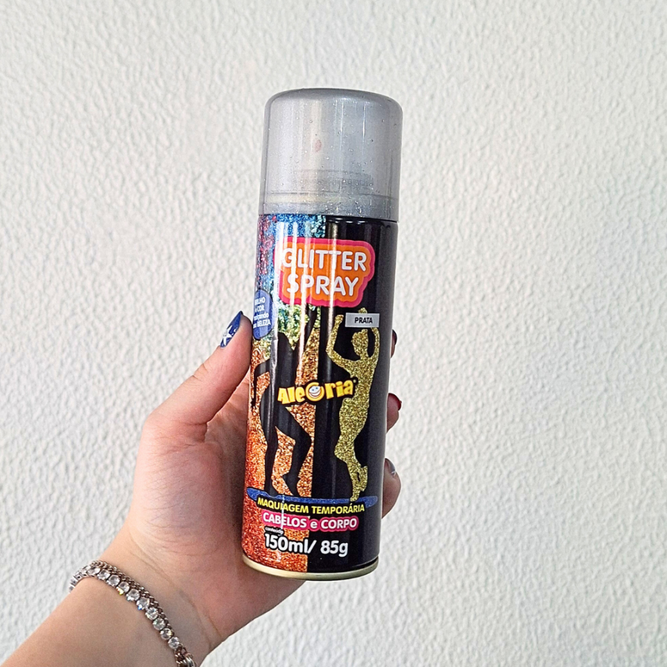 Spray de Cabelo Glitter 150ml Alegria - #10
