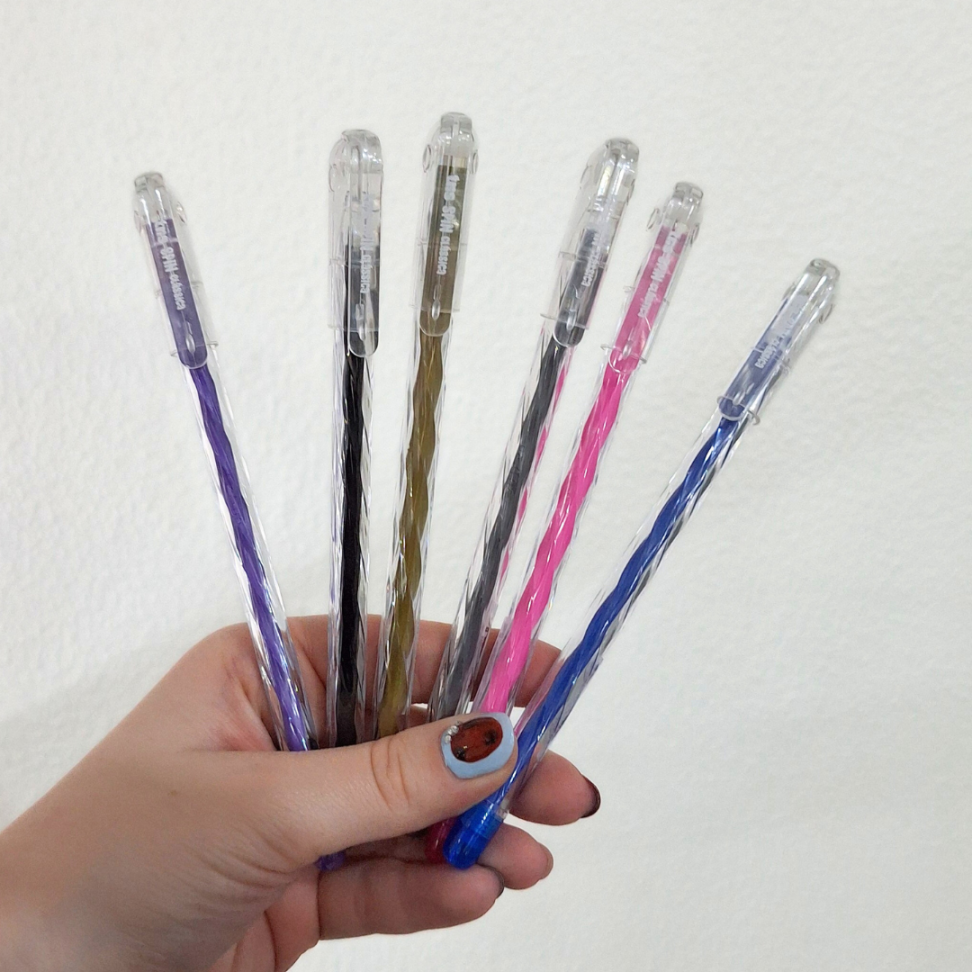 Caneta Gel Spin 0.6 Tris - #8