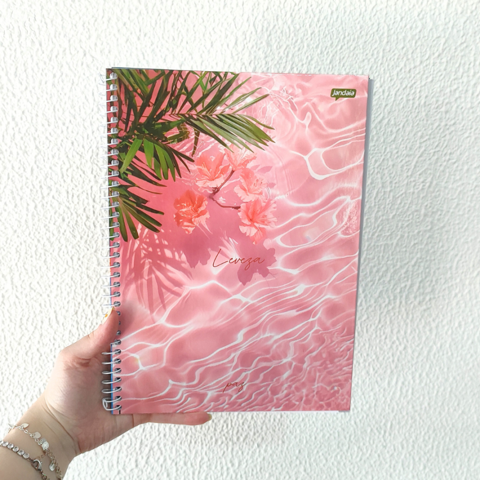 Caderno com Espiral Universitário Paz 1 Matéria Jandaia - #7