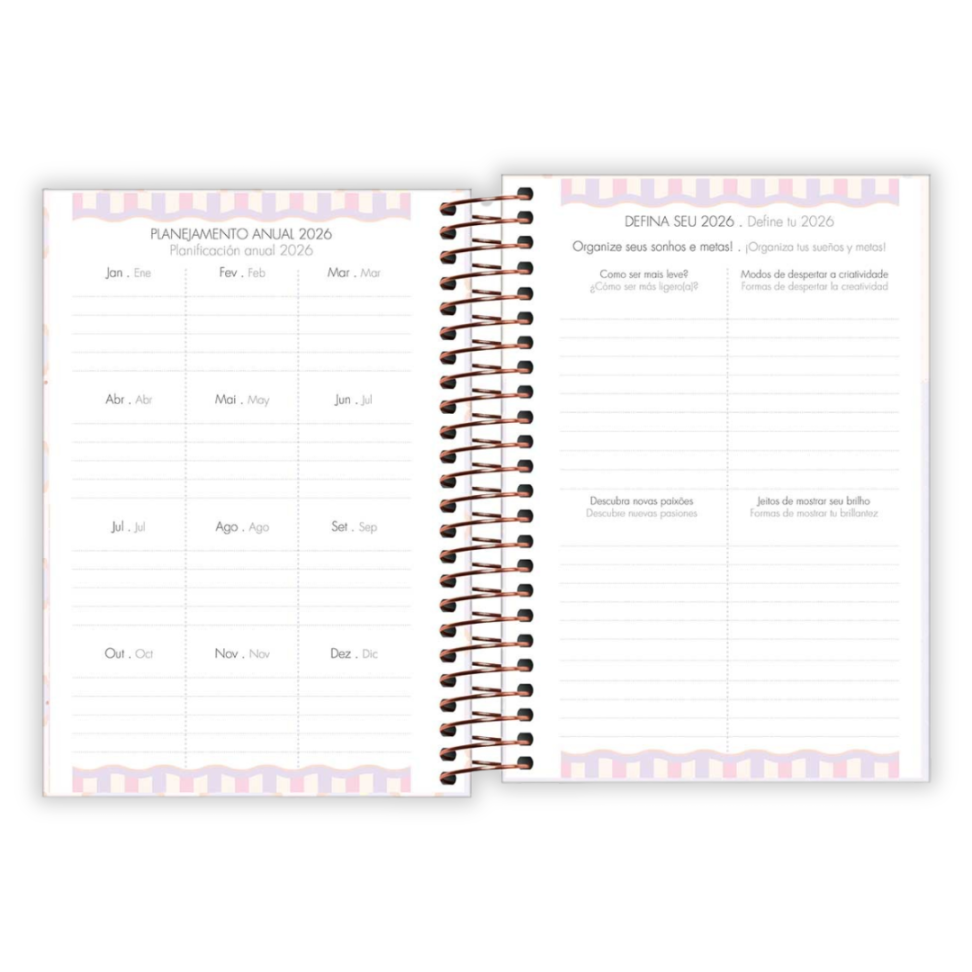 Agenda Espiral Diária Pequena Soho 2026 Tilibra - #7