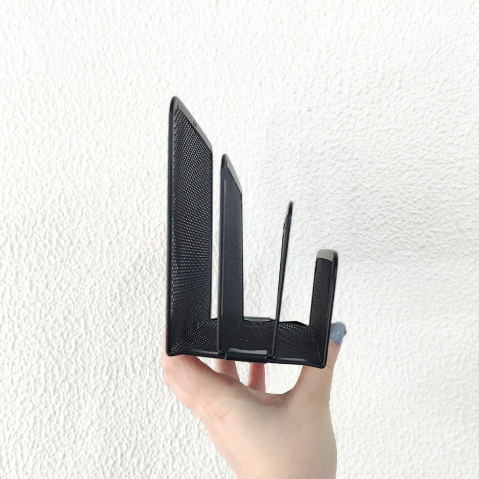 Porta Objetos 4 Compartimentos Aramado Preto Oportunity - #6