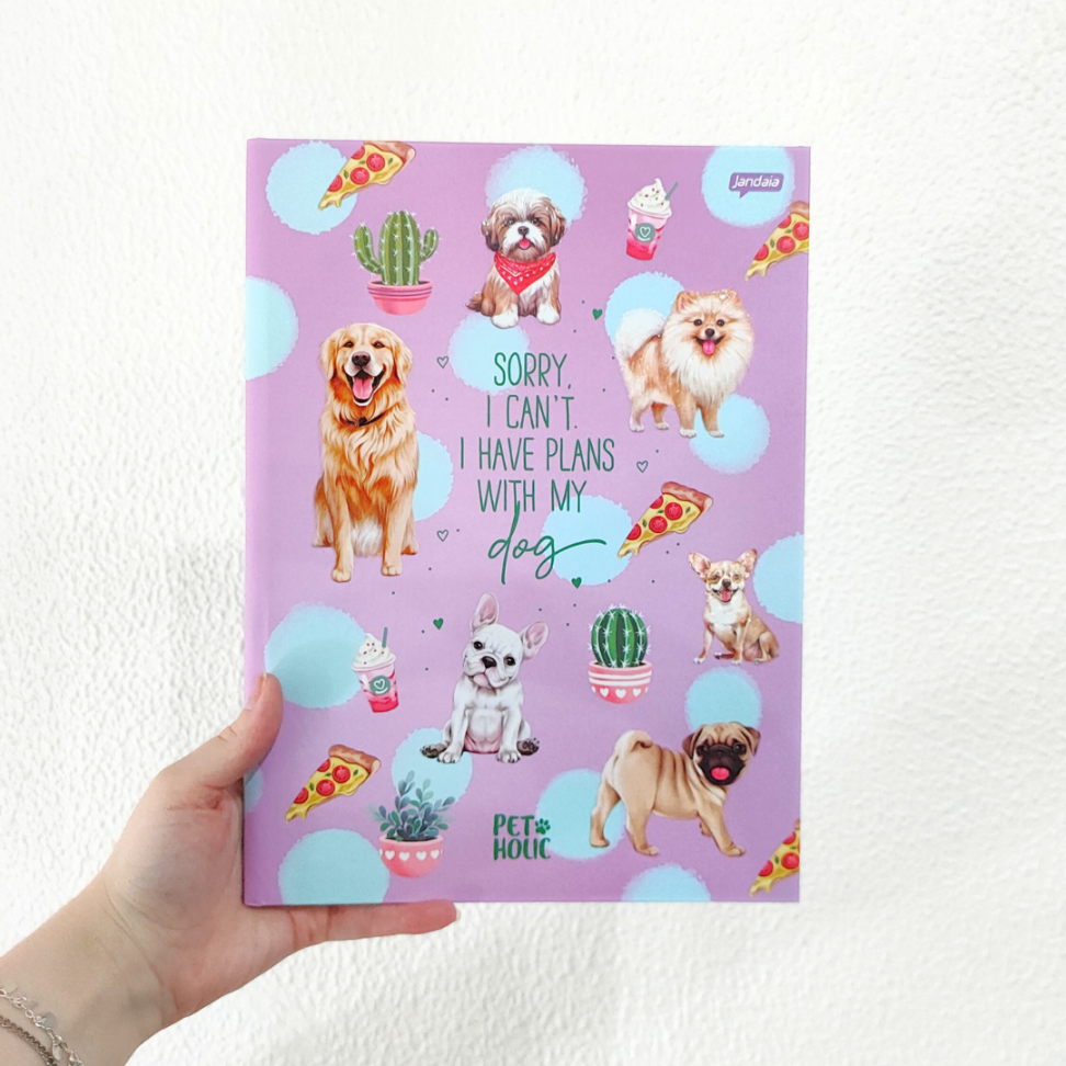 Caderno Brochura Pet Holic Jandaia - #1