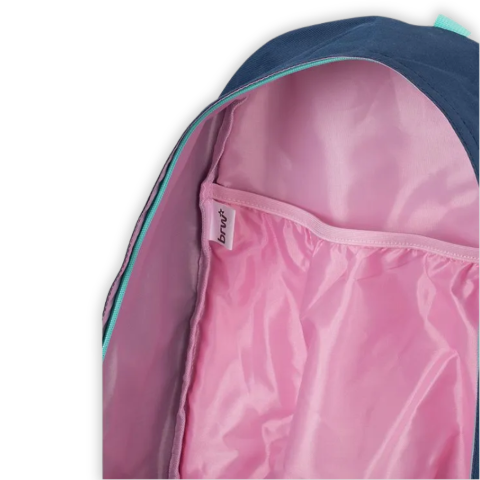 Mochila de Costas Poliéster Enjoy Azul BRW - #1