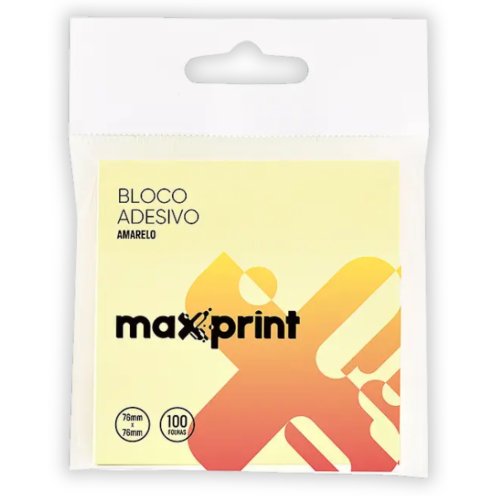 Bloco Adesivo 76mm x 76mm Hope Maxprint - #1